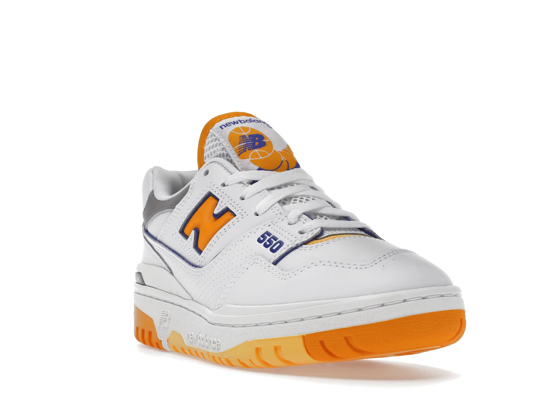 New Balance 550 White Vibrant Orange