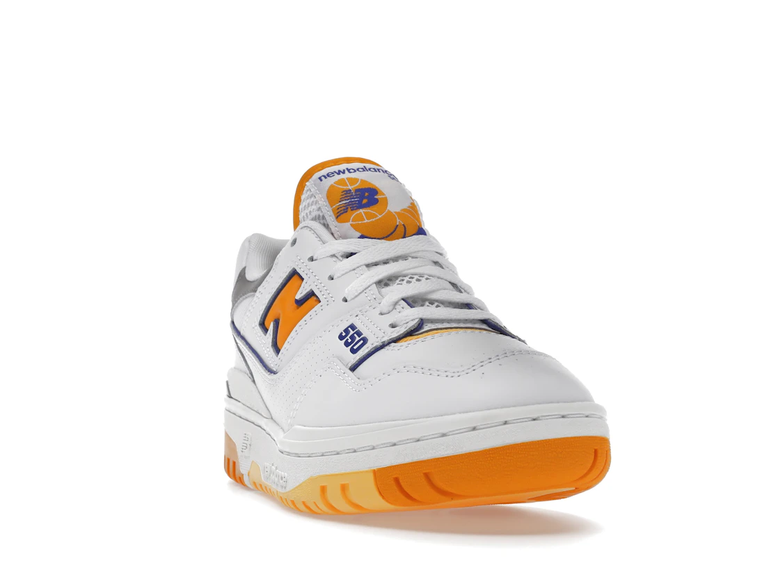 New Balance 550 White Vibrant Orange