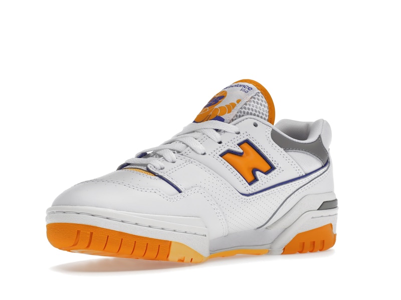 New Balance 550 White Vibrant Orange