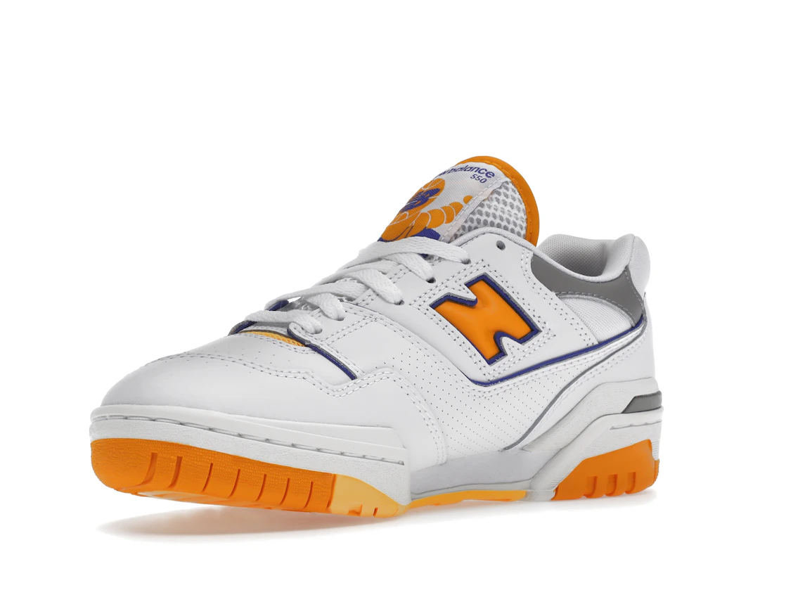 New Balance 550 White Vibrant Orange