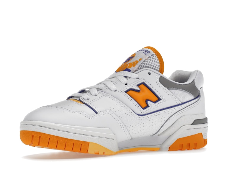 New Balance 550 White Vibrant Orange