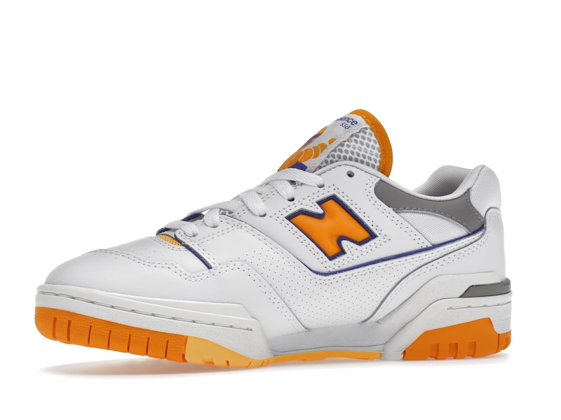 New Balance 550 White Vibrant Orange