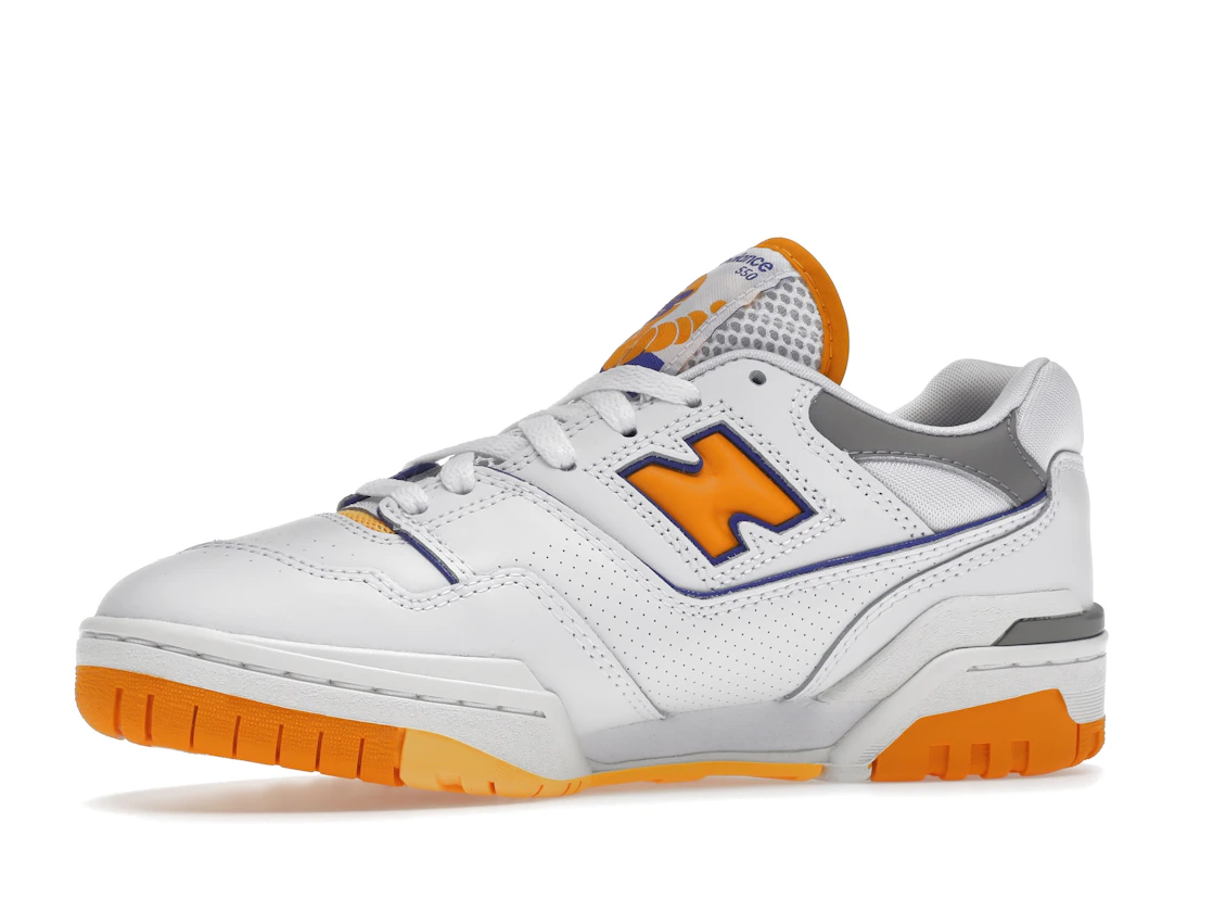 New Balance 550 White Vibrant Orange