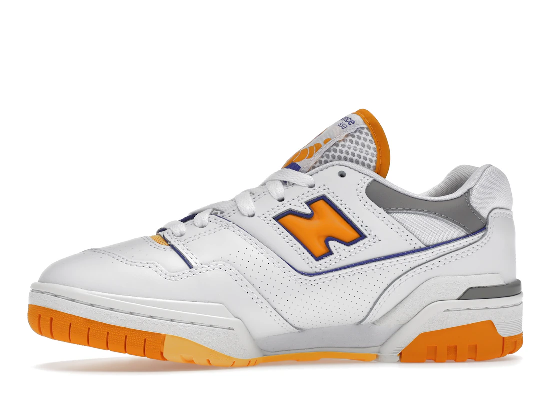 New Balance 550 White Vibrant Orange