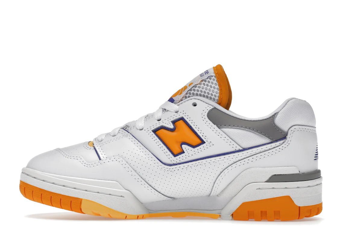 New Balance 550 White Vibrant Orange