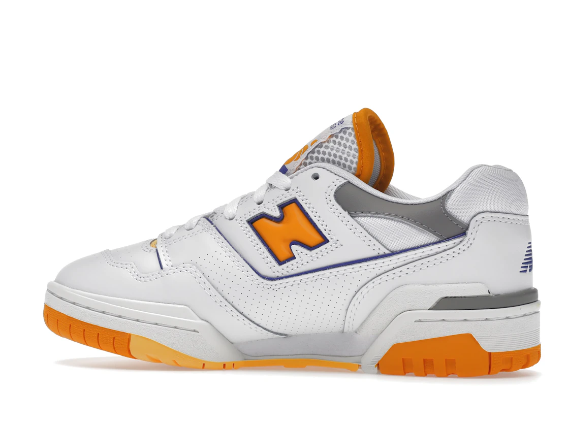 New Balance 550 White Vibrant Orange
