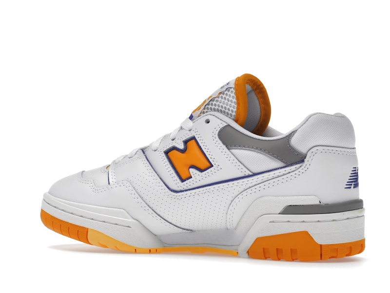 New Balance 550 White Vibrant Orange