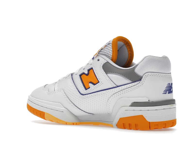 New Balance 550 White Vibrant Orange