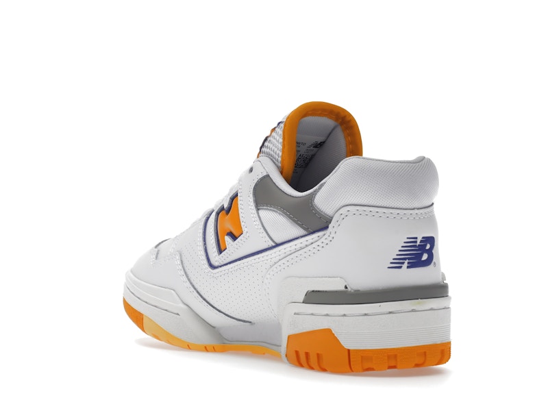 New Balance 550 White Vibrant Orange