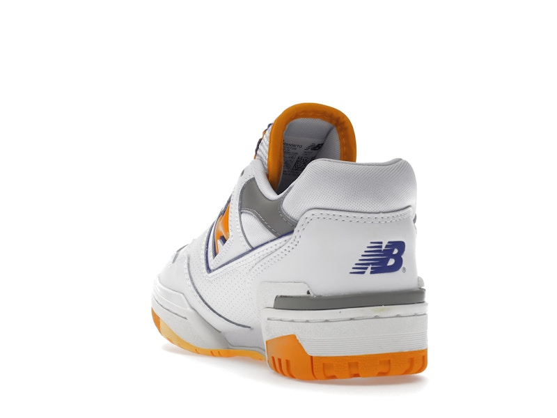 New Balance 550 White Vibrant Orange