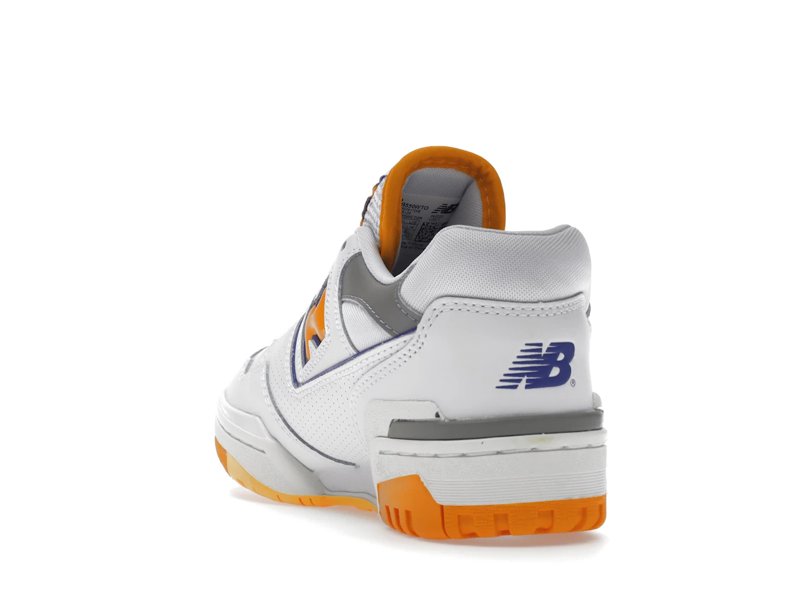 New Balance 550 White Vibrant Orange
