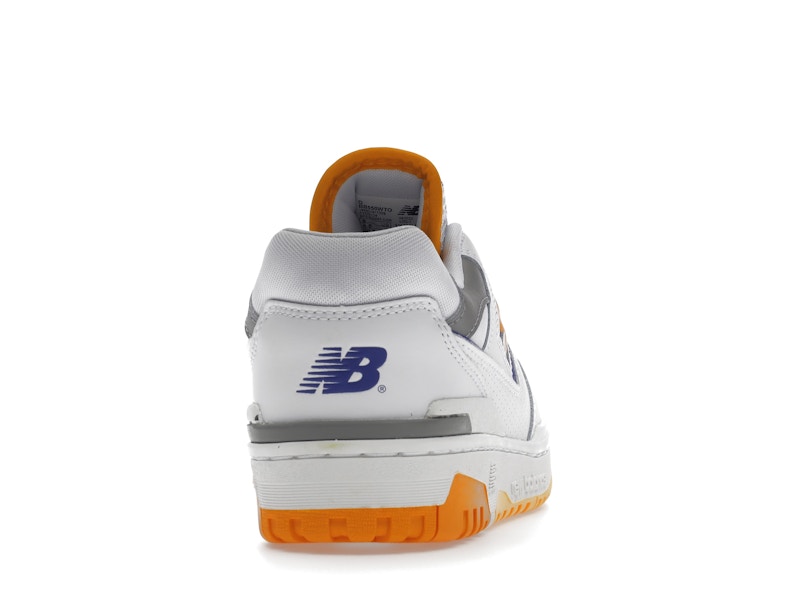 New Balance 550 White Vibrant Orange