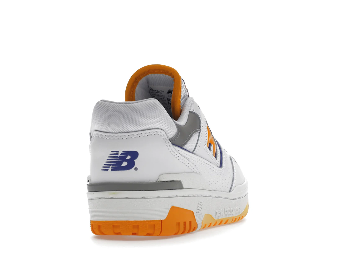 New Balance 550 White Vibrant Orange