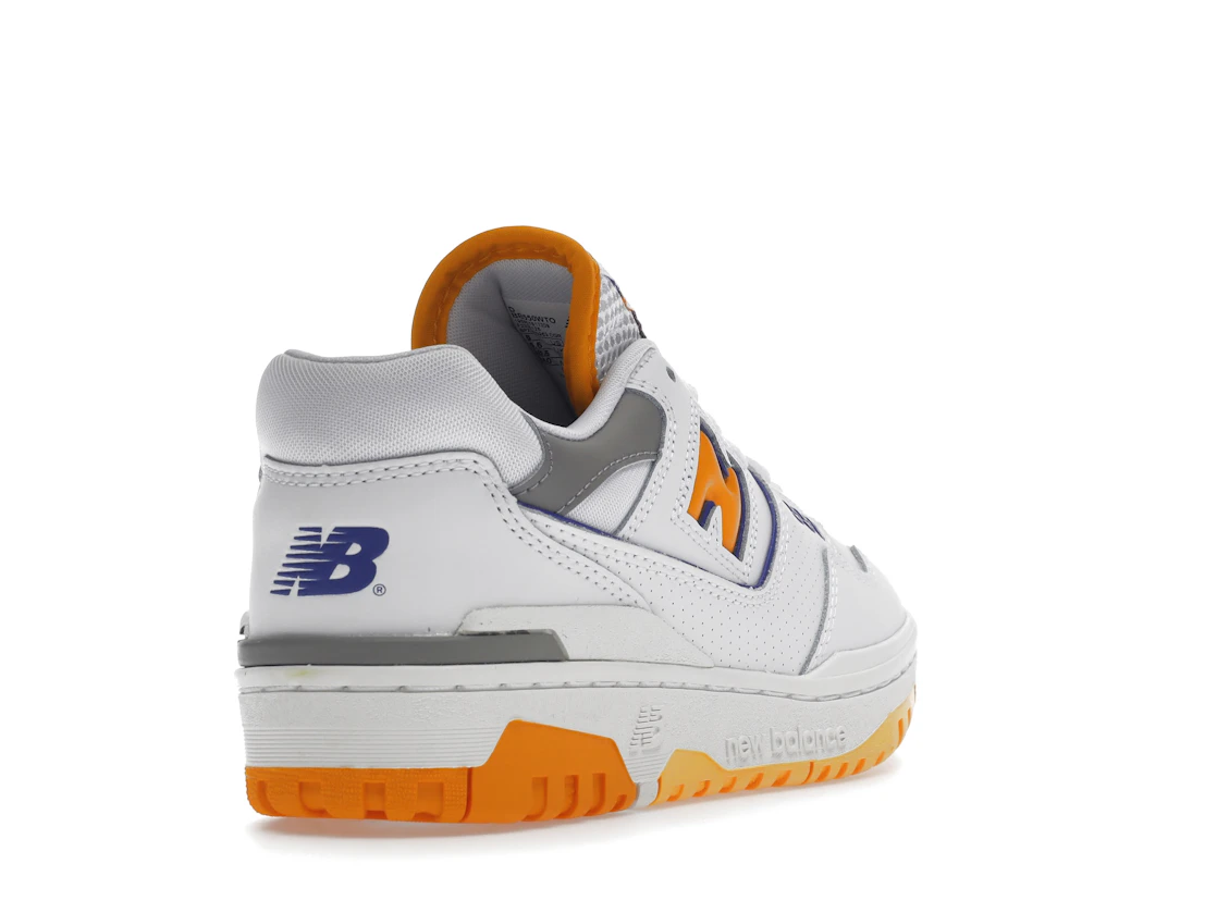 New Balance 550 White Vibrant Orange
