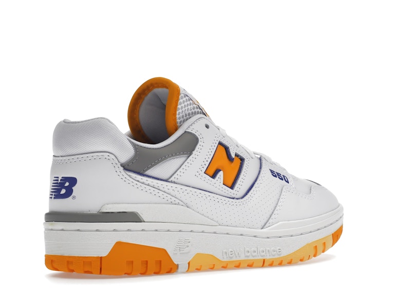 New Balance 550 White Vibrant Orange