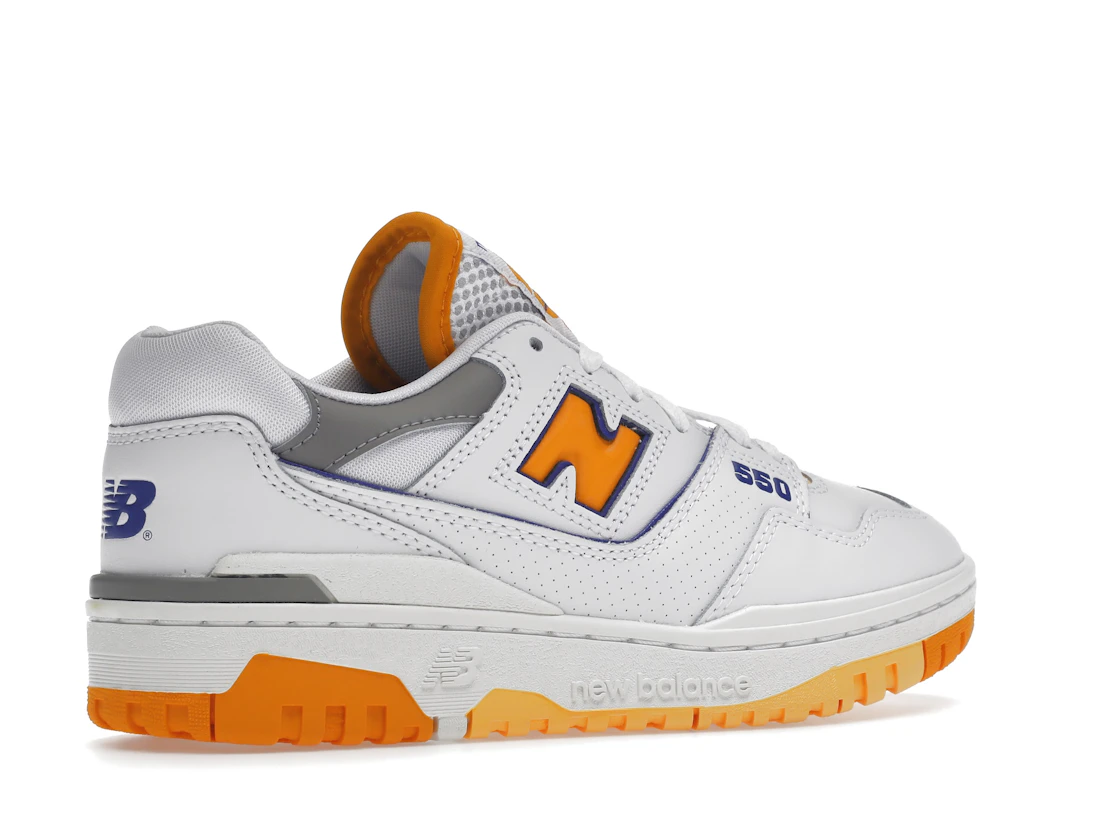 New Balance 550 White Vibrant Orange