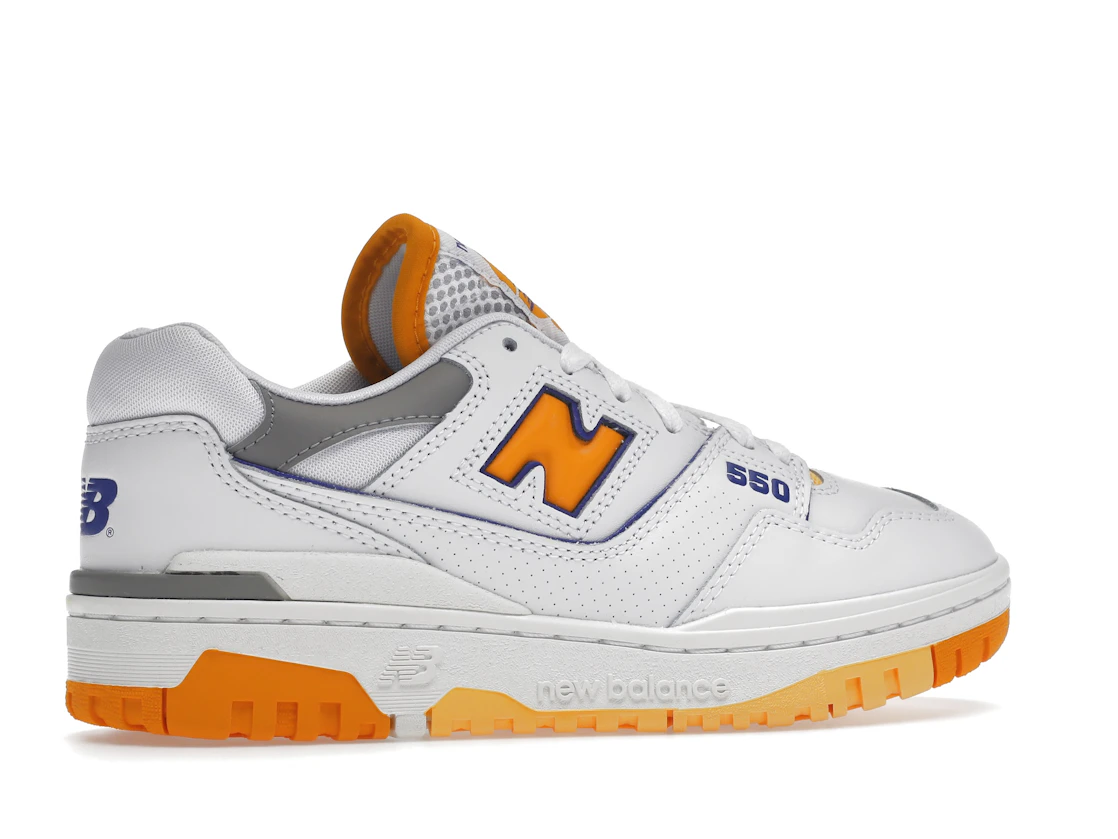 New Balance 550 White Vibrant Orange