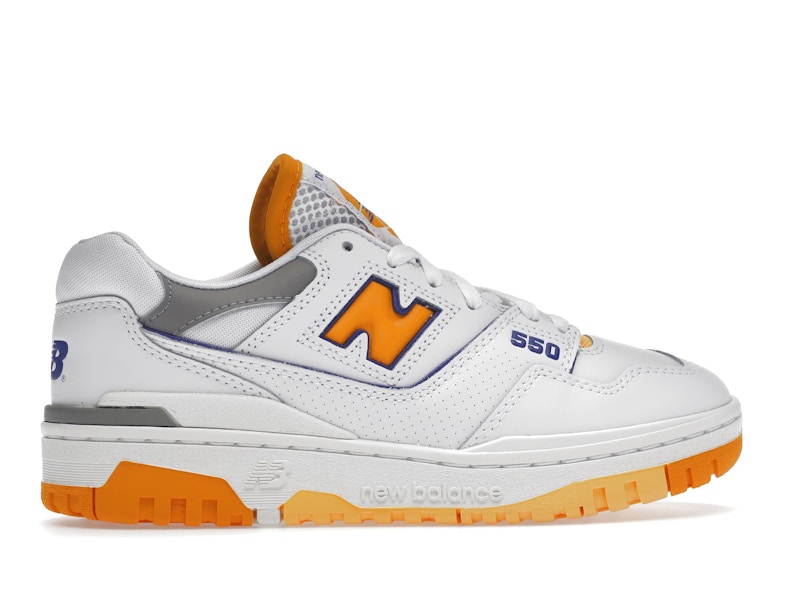 New Balance 550 White Vibrant Orange