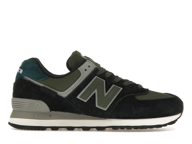 New Balance 574 Negro Verde oliva Hombre U574KBG MX