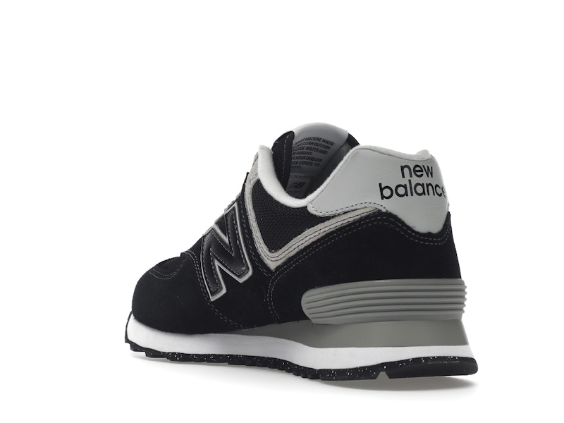 New Balance 574 Black White