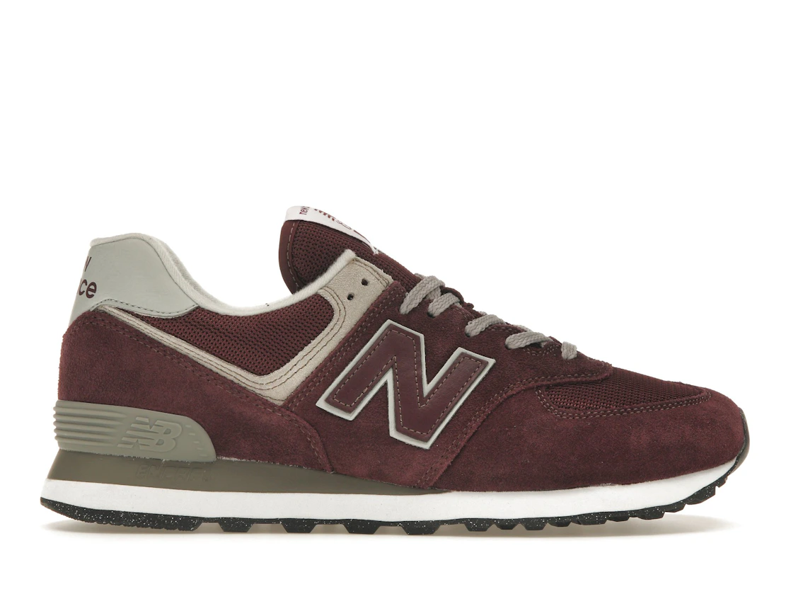 New Balance 574 Burgundy White