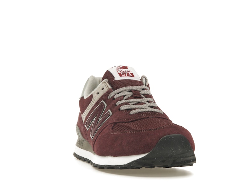 New Balance 574 Burgundy White
