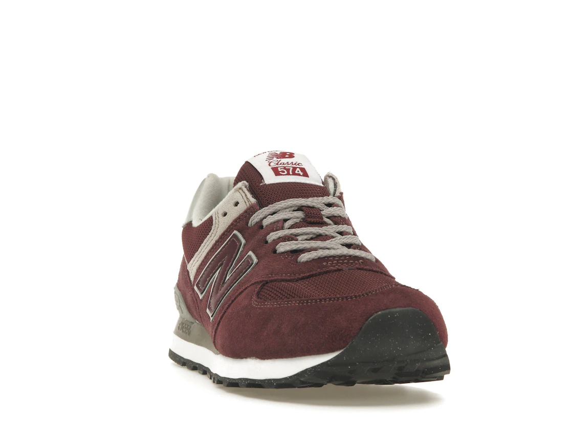 New Balance 574 Burgundy White