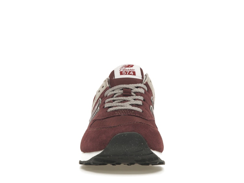 New Balance 574 Burgundy White