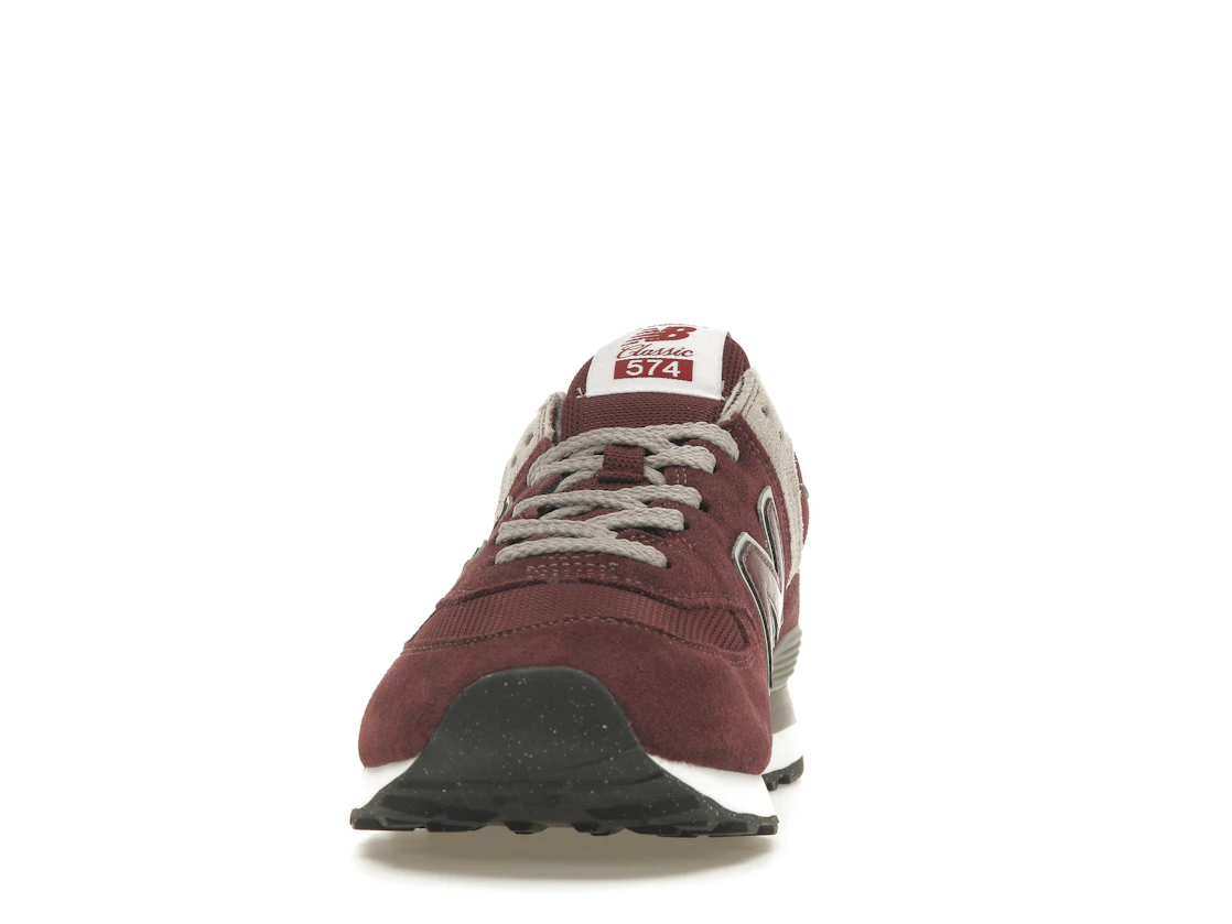New Balance 574 Burgundy White