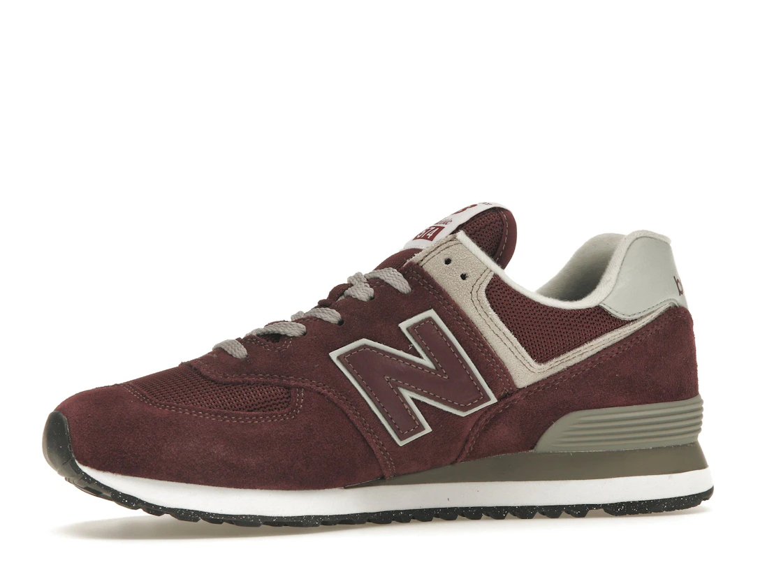 New Balance 574 Burgundy White