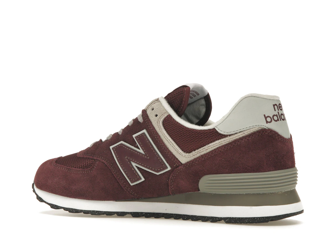 New Balance 574 Burgundy White