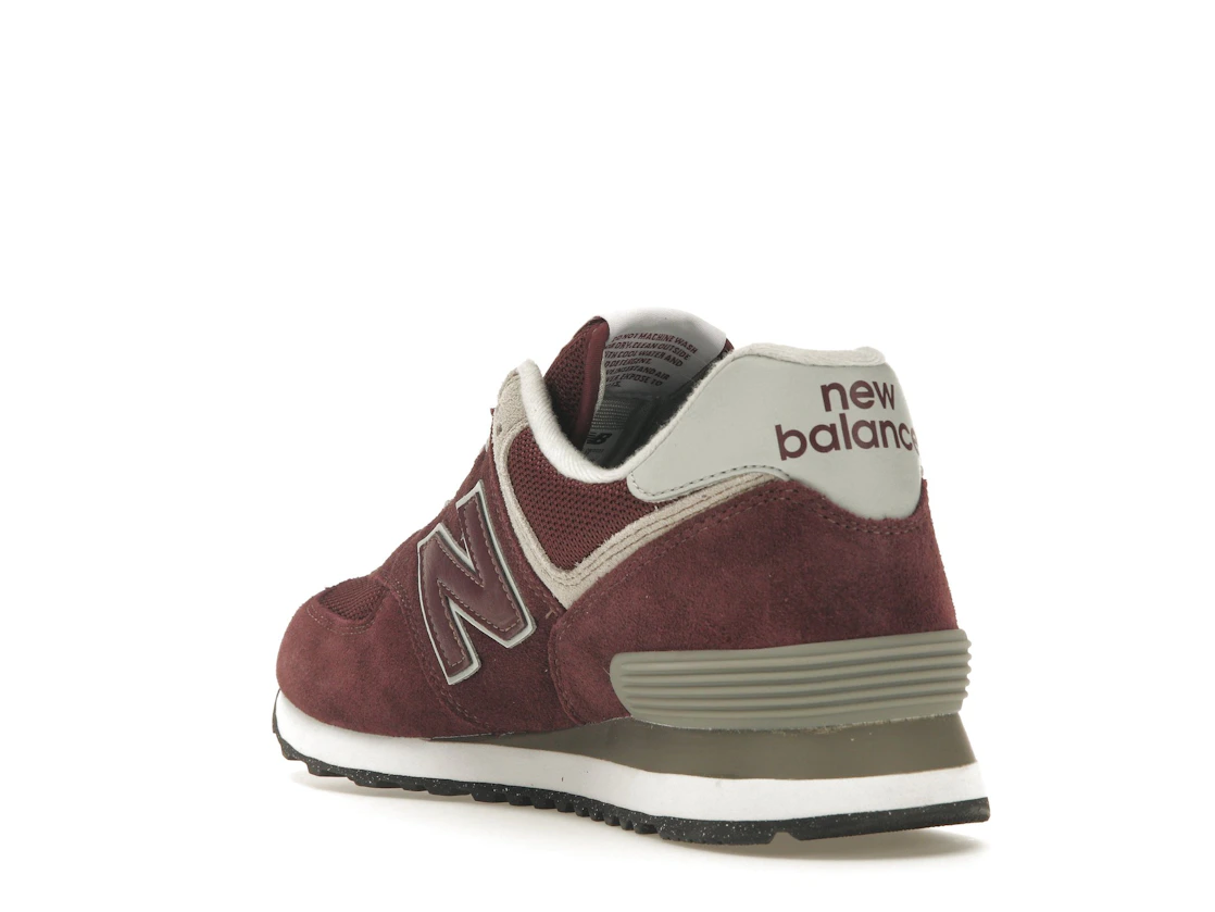 New Balance 574 Burgundy White