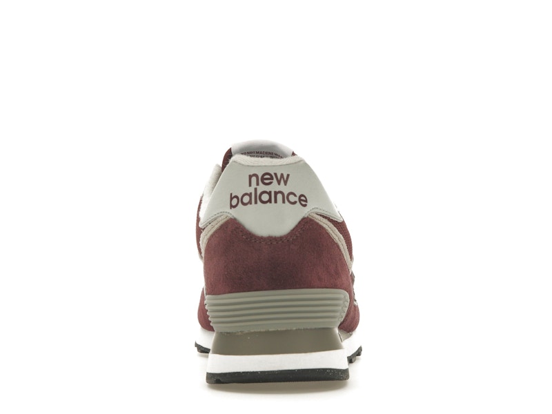New Balance 574 Burgundy White