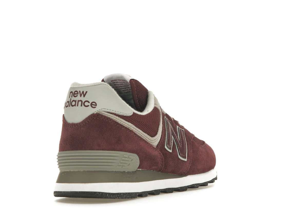 New Balance 574 Burgundy White