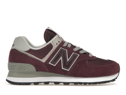 New Balance 574 Core Burdeos Blanco (de mujer) WL574EVM MX
