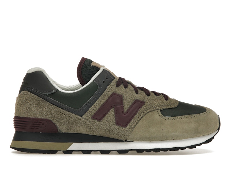 New Balance 574 Covert Green Burgundy U574PN2 US
