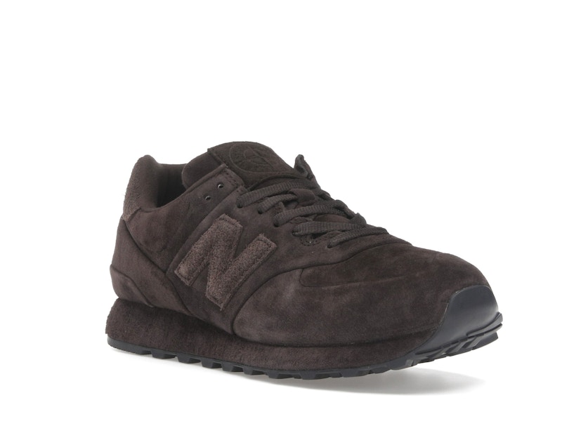 New Balance 574 Legacy Stone Island Ghost Dark Brown