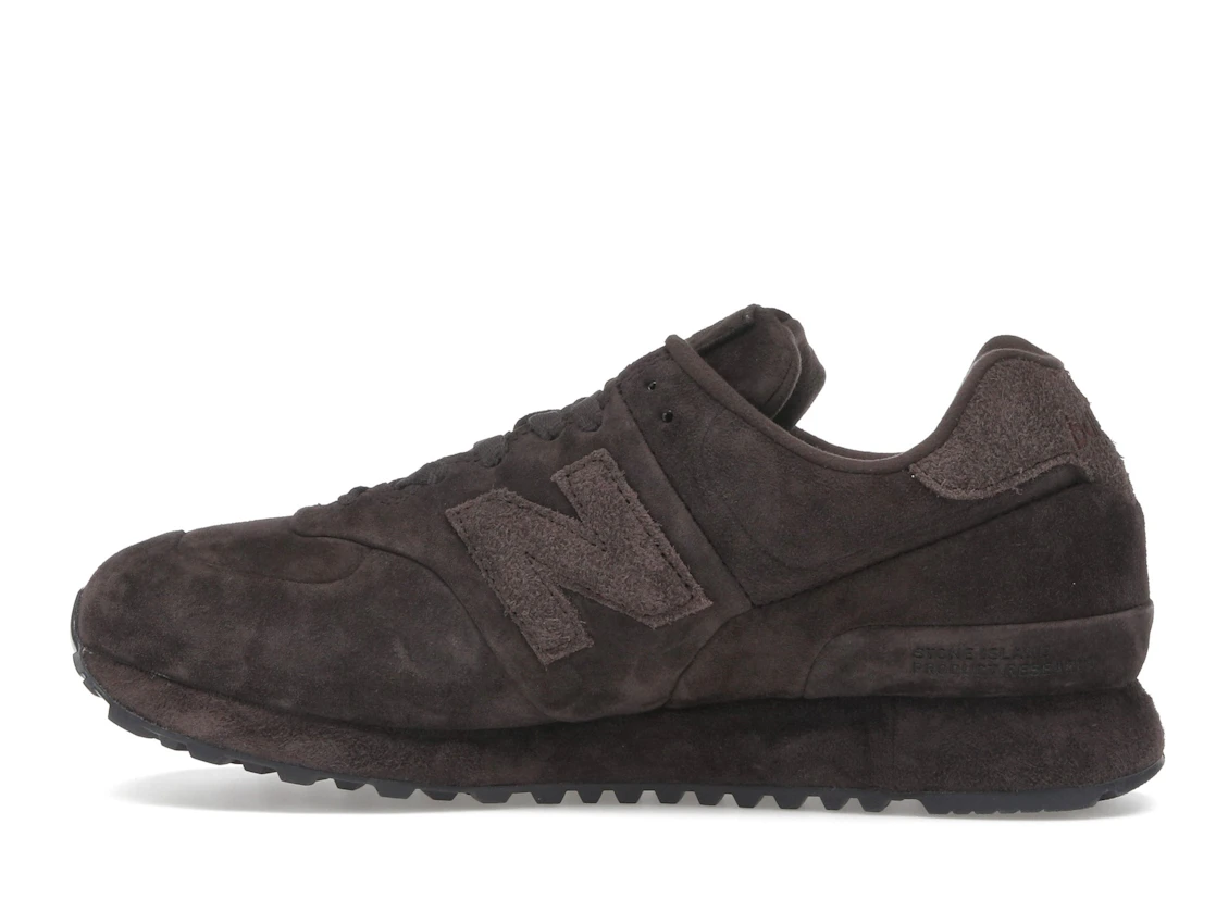 New Balance 574 Legacy Stone Island Ghost Dark Brown