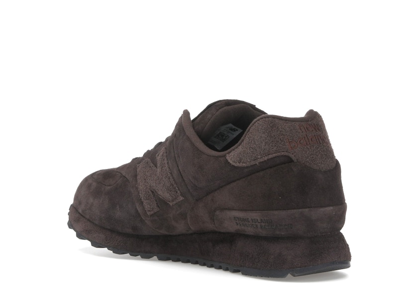 New Balance 574 Legacy Stone Island Ghost Dark Brown