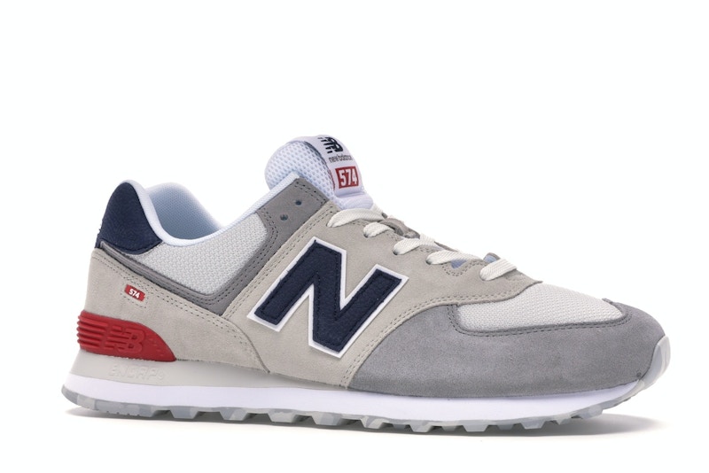 New balance 574 grey blue red Clearance