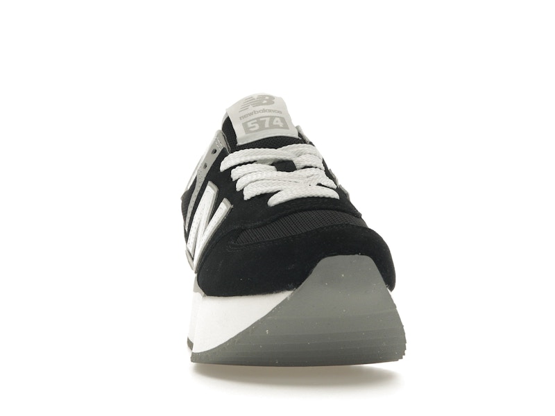 New Balance 574 Plus Black Grey (Women's)