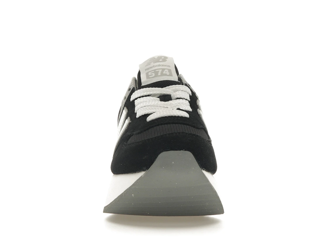 New Balance 574 Plus Black Grey (Women's)