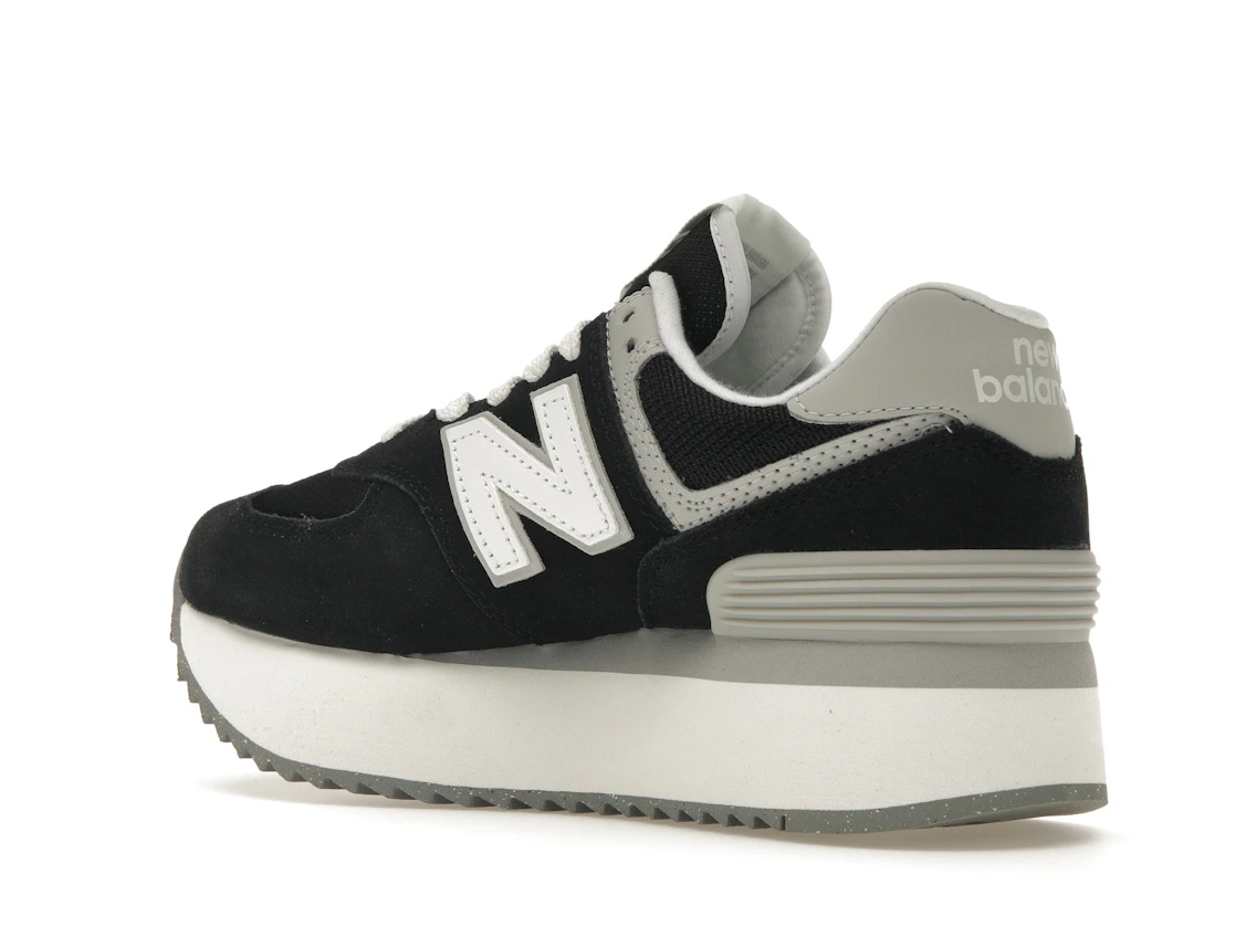 New Balance 574 Plus Black Grey (Women's)