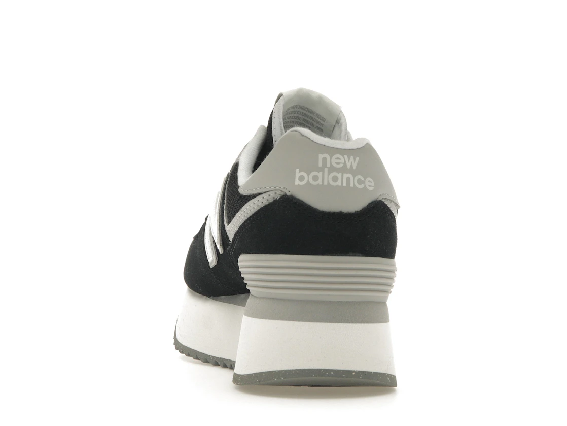 New Balance 574 Plus Black Grey (Women's)