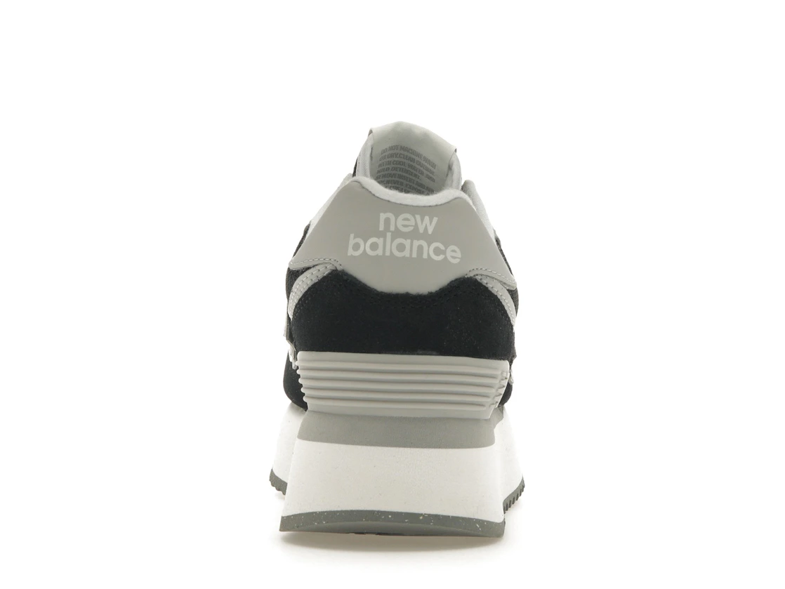 New Balance 574 Plus Black Grey (Women's)