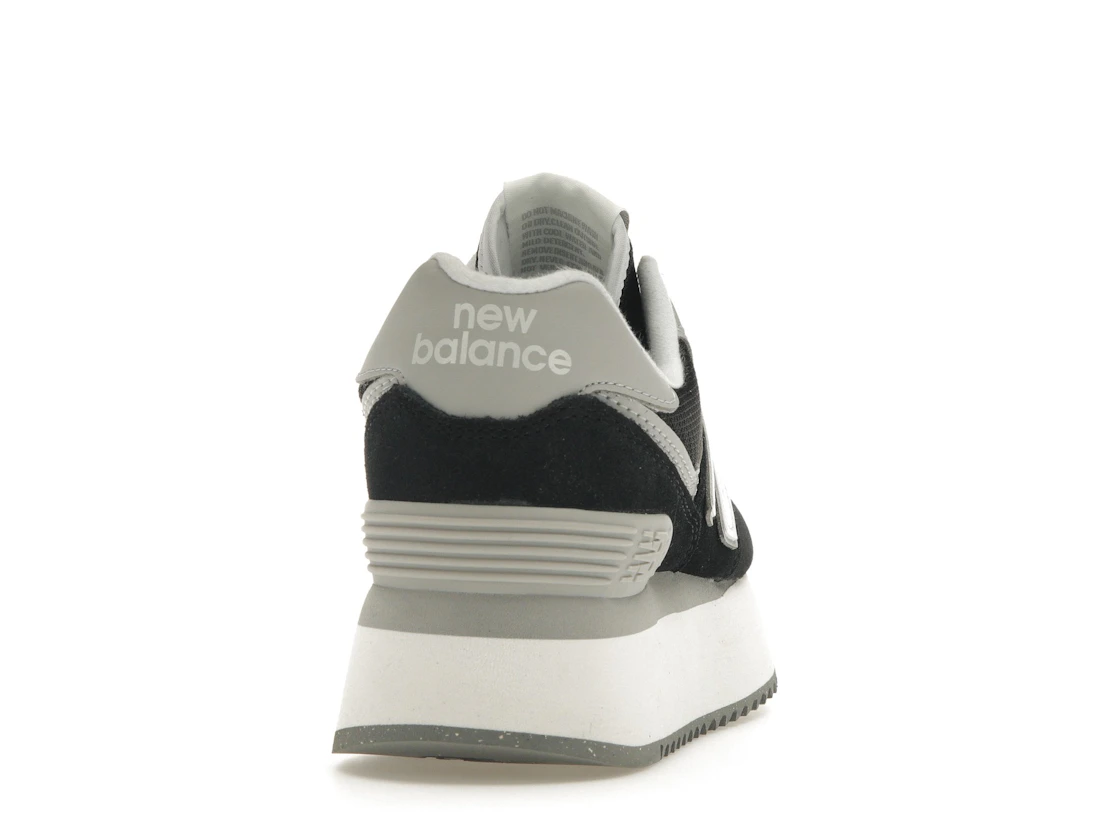 New Balance 574 Plus Black Grey (Women's)