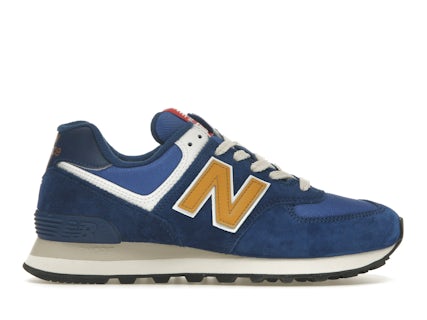 New Balance 574 Royal Blue Gold Men's U574HBG US