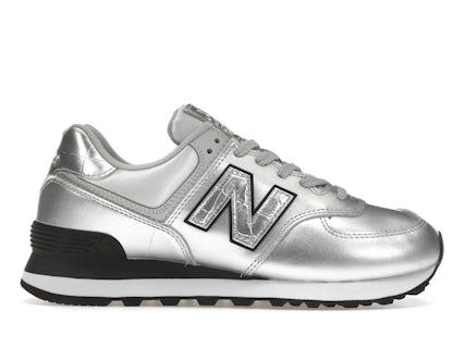 New Balance 574 Plateado (de mujer) WL574PN2 US