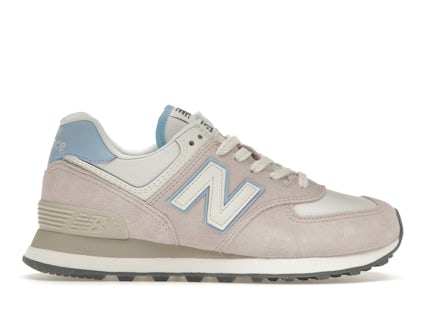 New Balance 574 Stone Rosa Sea Salt Azul Haze (de mujer) WL574QC