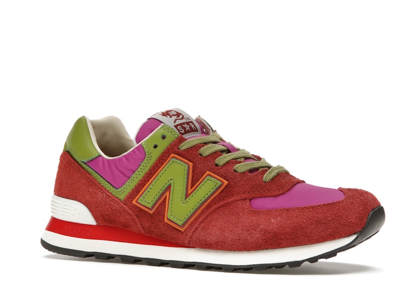 New Balance 574 Stray Rats Red